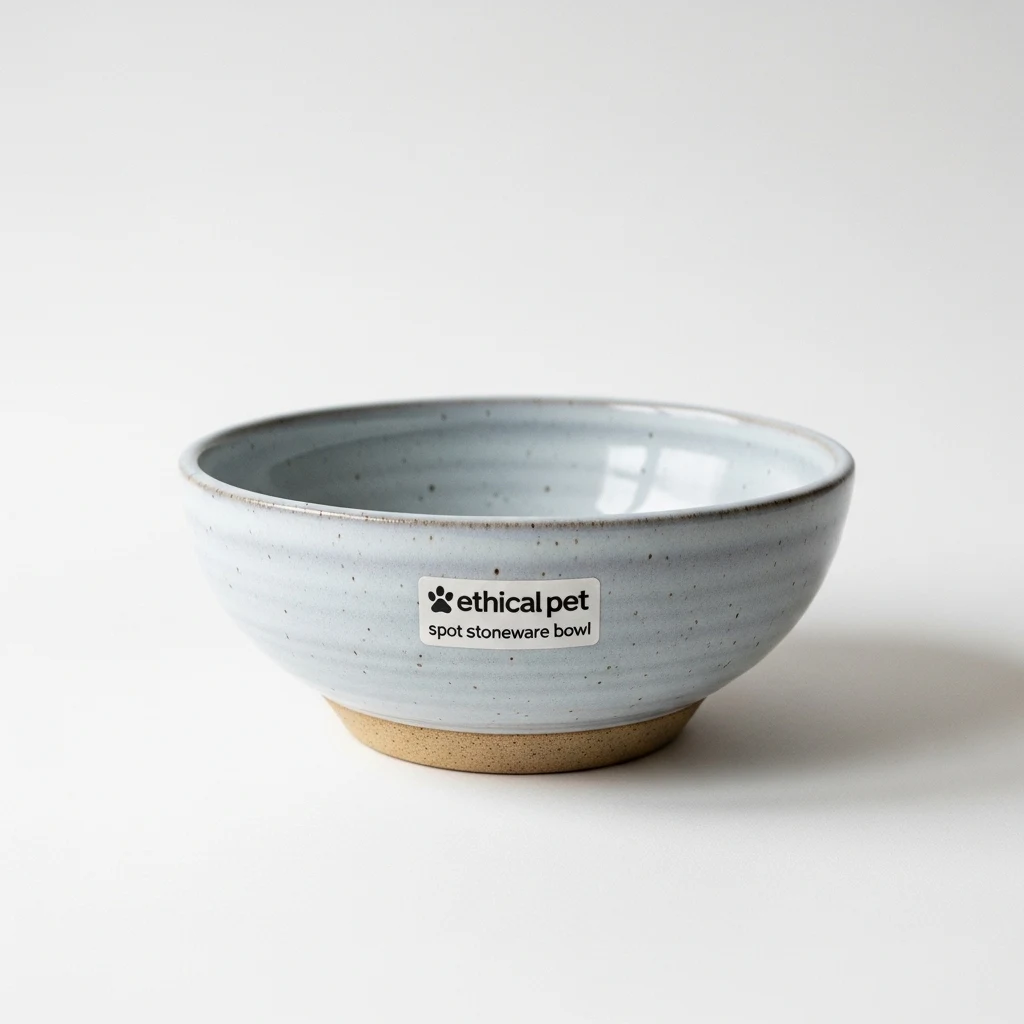 Ethical Pet Spot Stoneware Bowl
