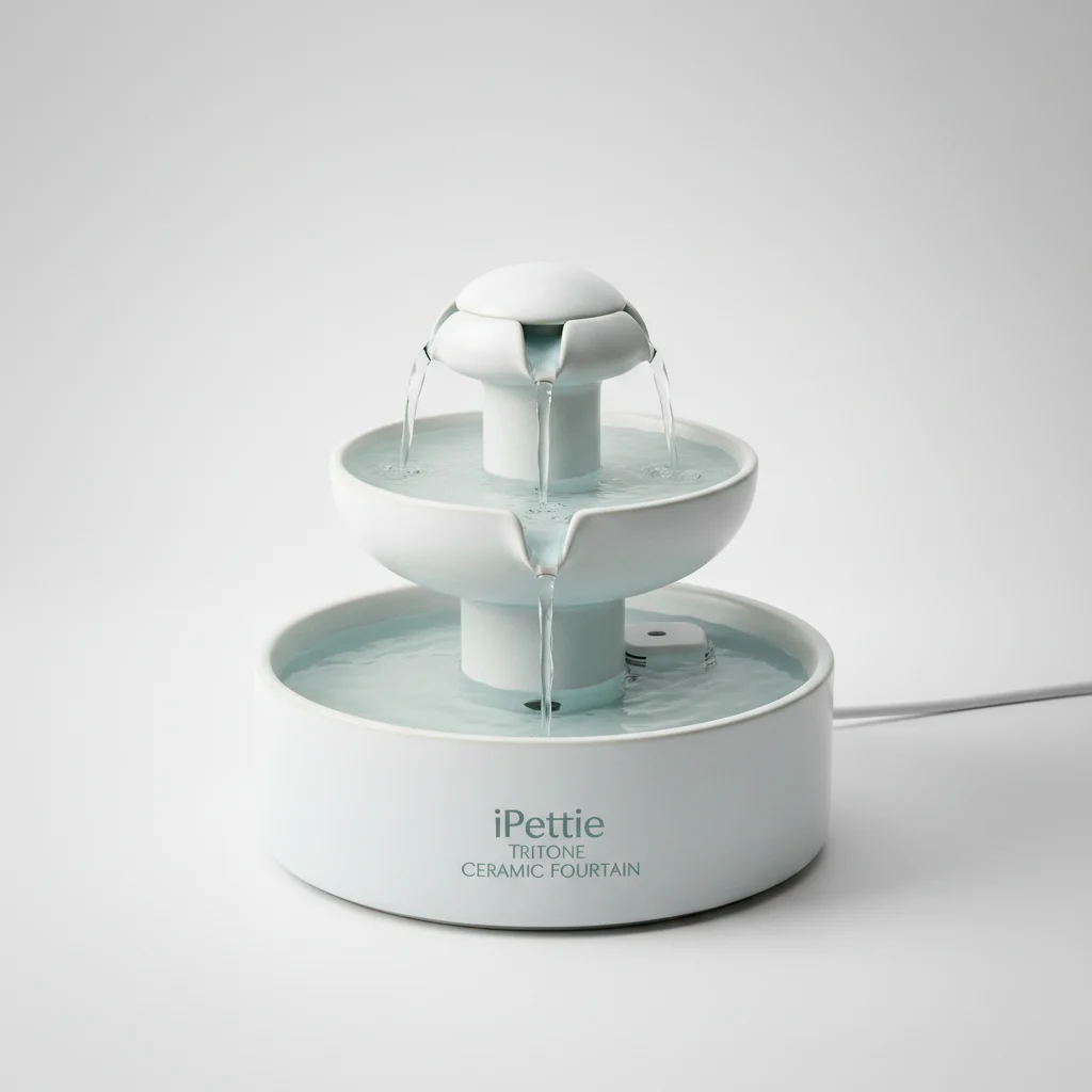 iPettie Tritone Ceramic Fountain