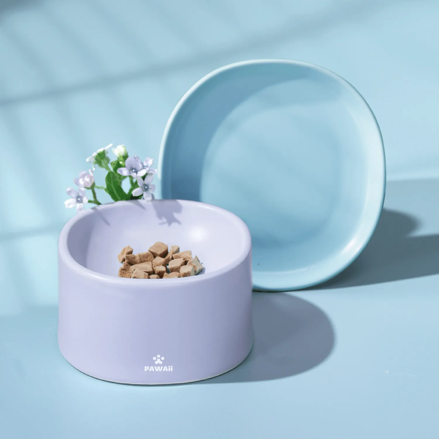 Keklle Ceramic Elevated Cat Bowl