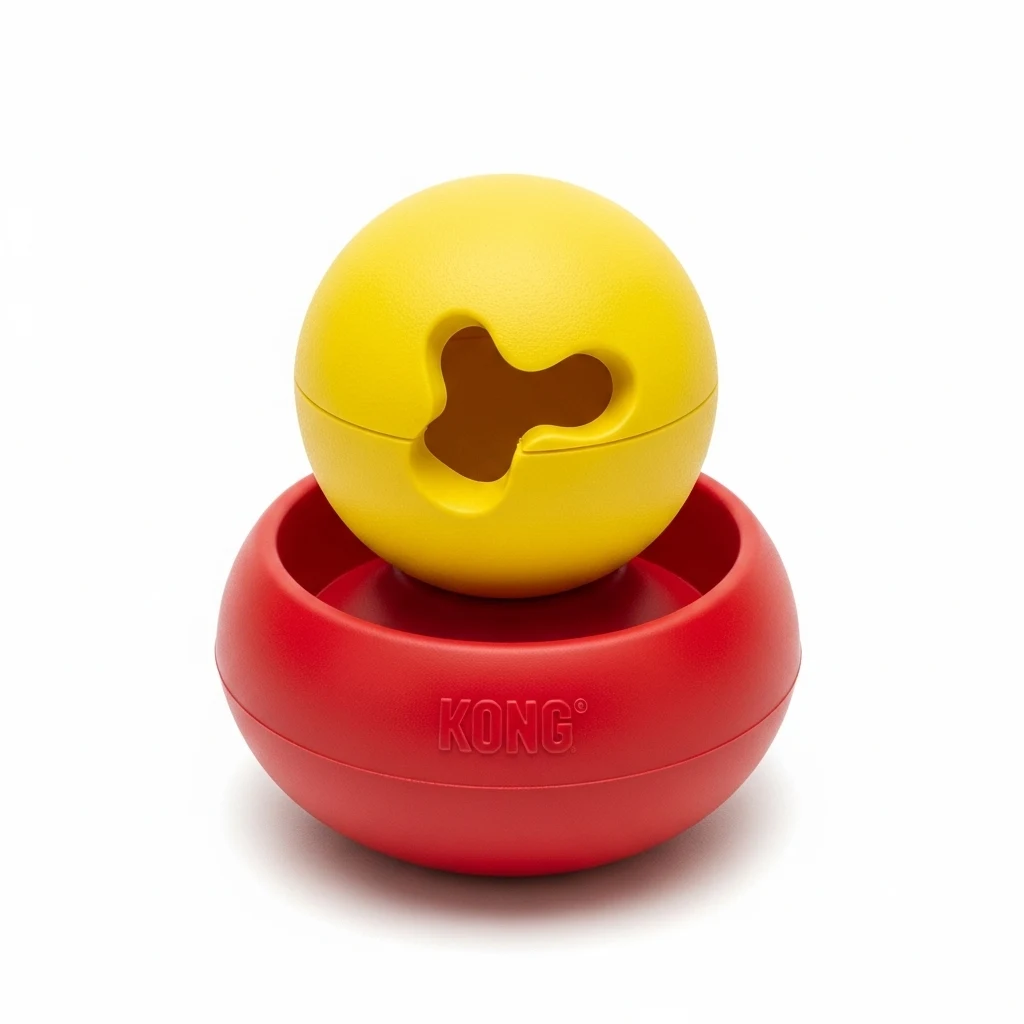 KONG Wobbler Treat Feeder image 3