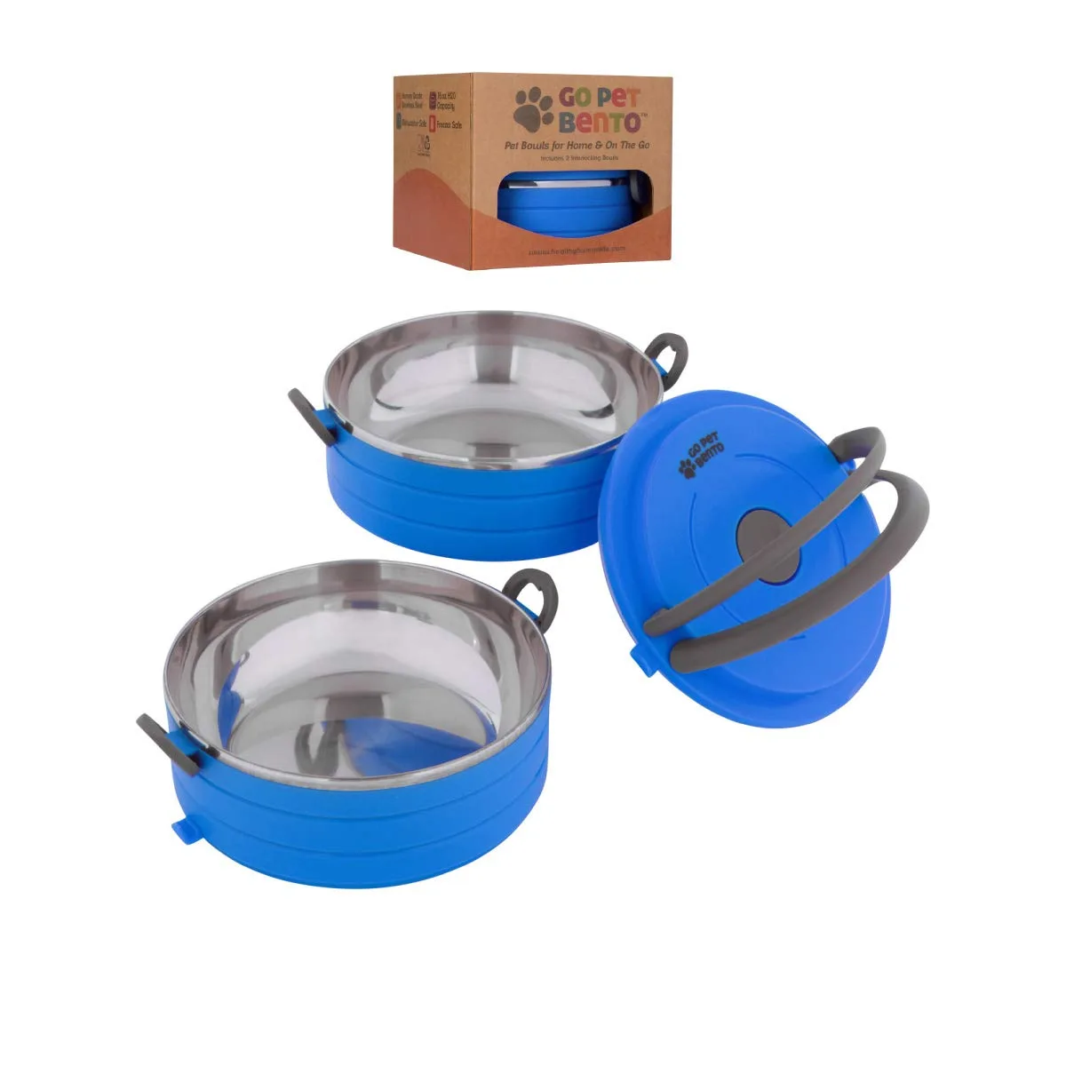 Kurgo Stainless travel bowl image 2