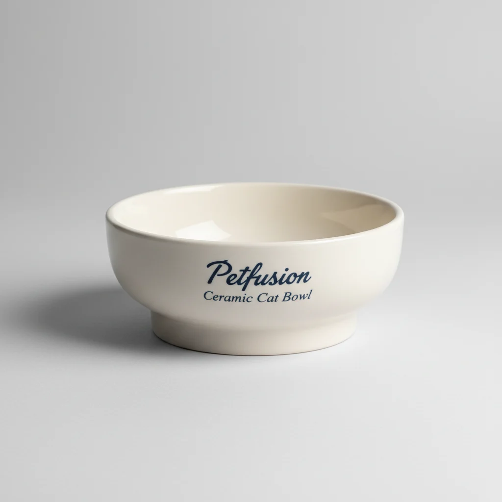 Petfusion Ceramic Cat Bowl
