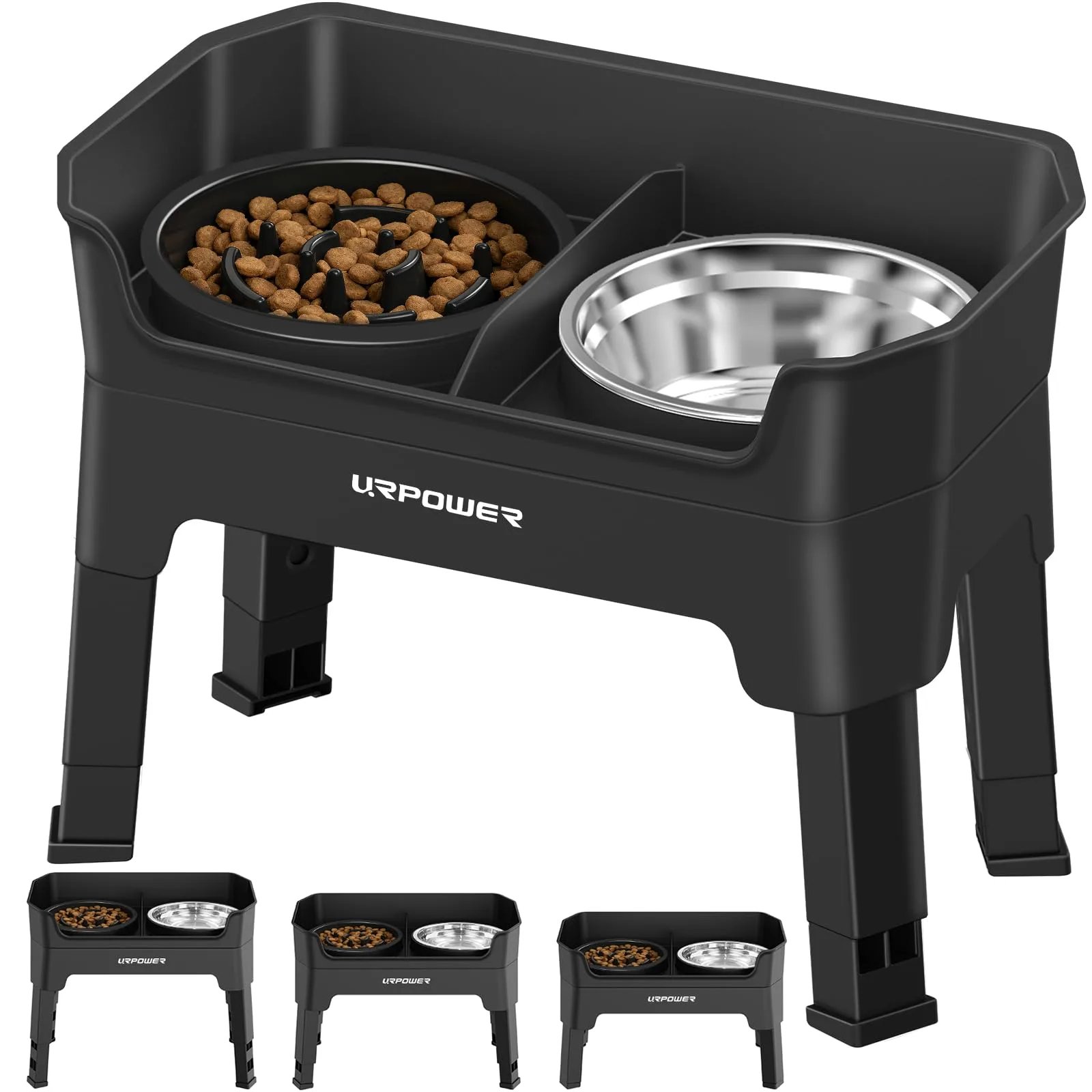 URPOWER Spill Proof Dog Bowl image 2